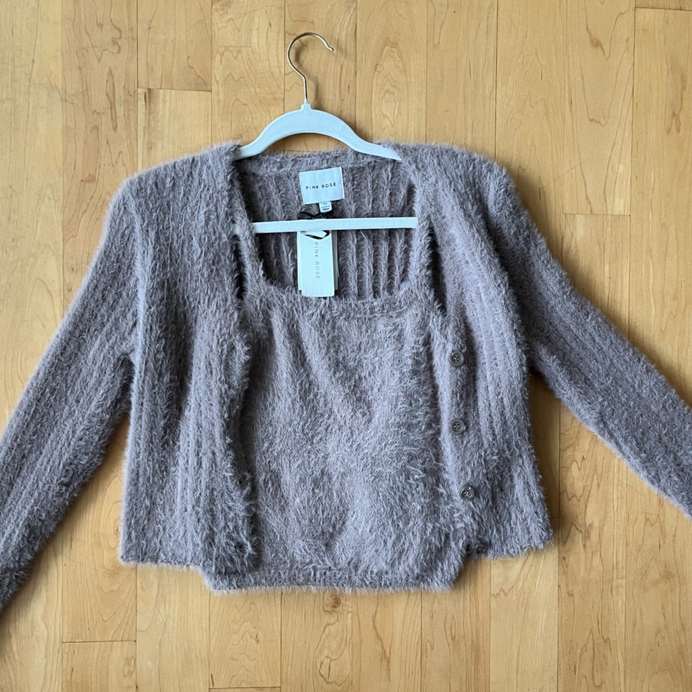 Cardigan and tank set